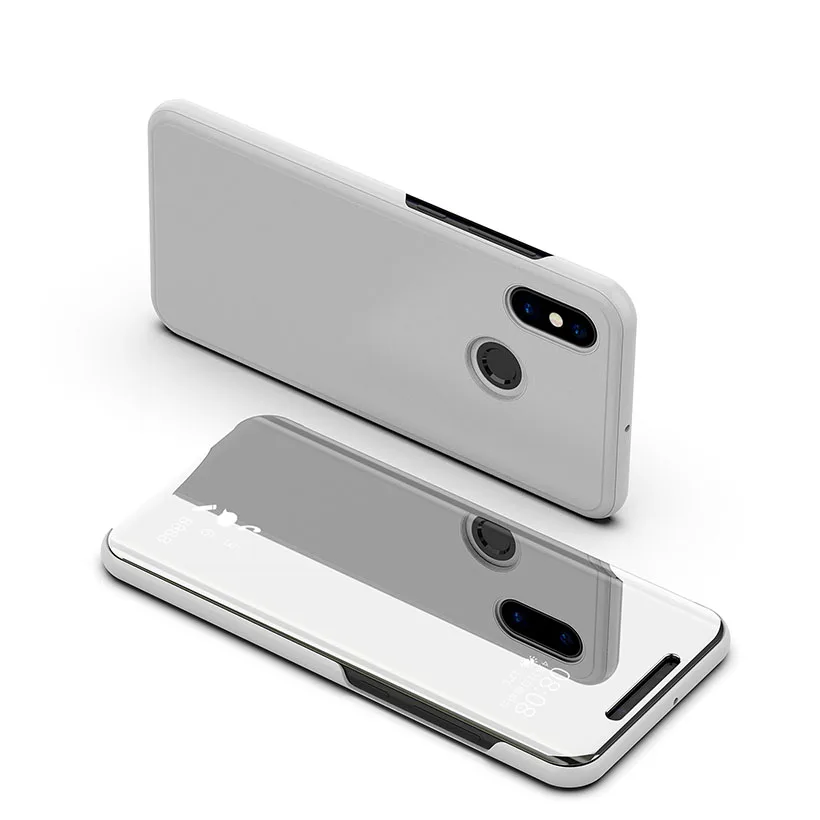 02 Smart mi rror View флип-чехол s для Xiaomi mi 8 Lite чехол для Xiaomi mi Max mi x 2 3 Note3 mi 5C mi A1 mi 6 6X mi 8 SE mi 9 Pocophone F1 - Цвет: 02