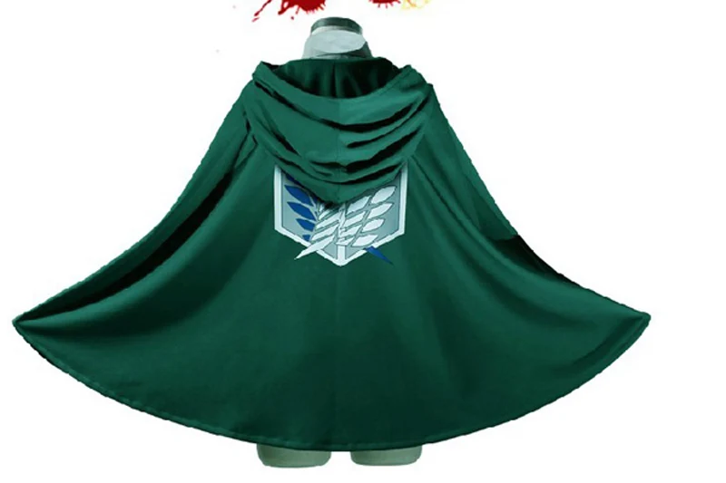 

Attack on Titan Shingeki no Kyojin Ellen Ackerman Armin Cloak Cosplay Costume Anime Adult Men Halloween Costume Cape