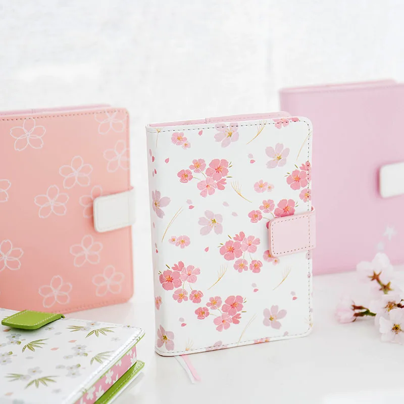 Подарочный набор Kawaii Sakura Notebook/Washi Tap/Pen/liner Janpanese дневник DIY офисные и школьные