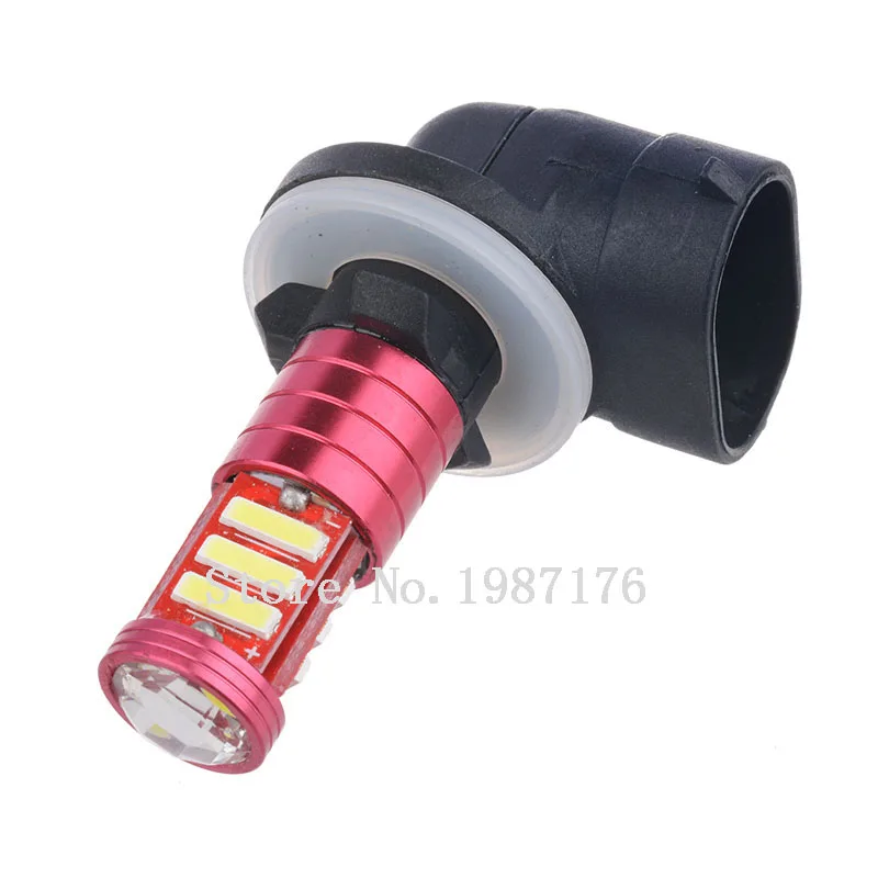 Автомобильная фара H27W2 PGJ13 2X881 холодный белый свет 550 люменов 7020 11 SMD лампа для