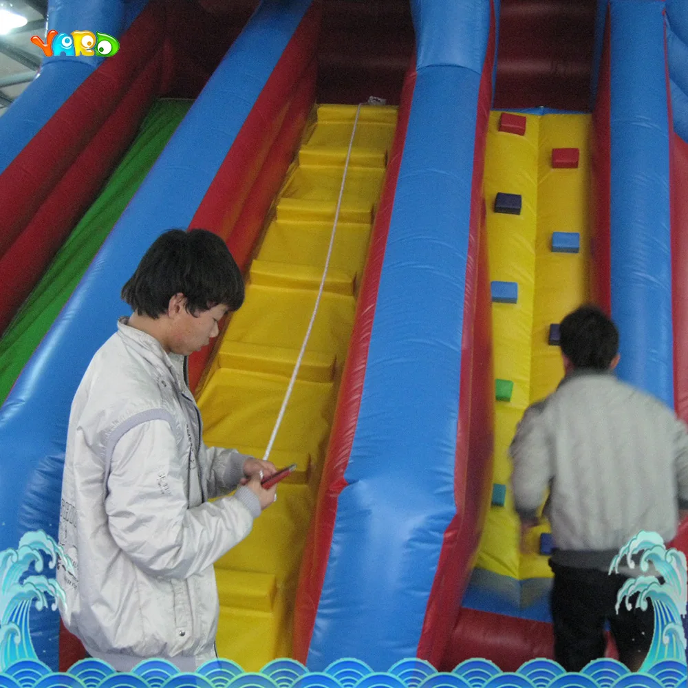 

Promotional Inflatable Dual Lane Water Slide with Pool for Fun Park
