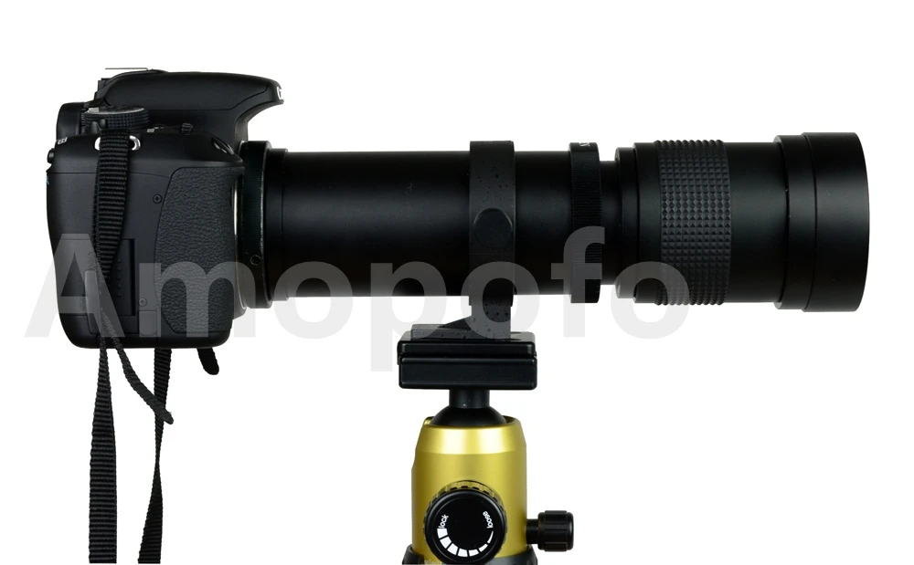 Телефото зум-объектив Amopofo 420-800 мм F/8 3-16 для Canon EOS EF DSLR |