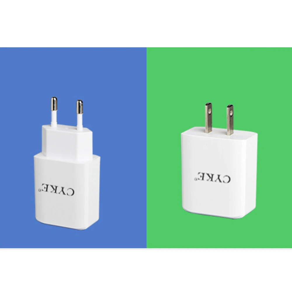 Новый CYKE 5V2A USB два порта Qi быстрое зарядное устройство умный зарядный адаптер EU/US