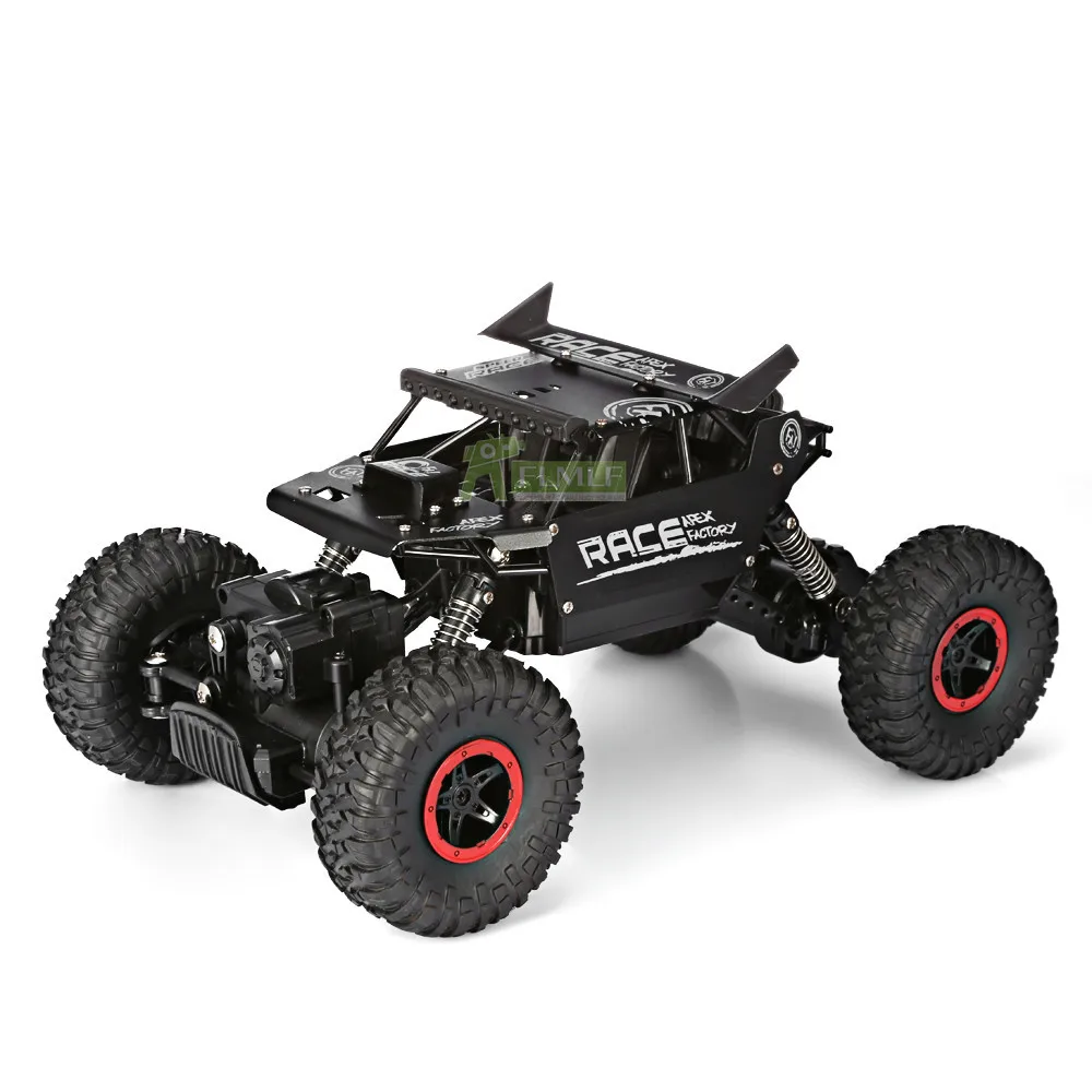 Flytec RC автомобили 9118 1:18 сплав 2 4G 4WD высокая скорость скалолазания Рок гоночный