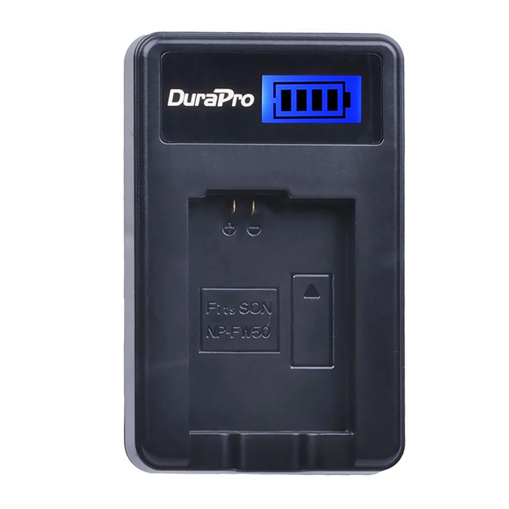 DuraPro NP-FW50 NP FW50 Battery Charger for Sony Camera BC-VW1 BC-TRW A7 ILCE-7 A7K ILCE-7K A7M2 A7R ILCE-7R A7S A5000