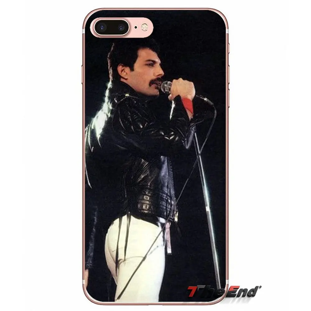 Фредди Меркури Queen band Силиконовый чехол для телефона Чехлы Apple IPhone X 4 4S 5 5S SE 5C 6 6s 7 8