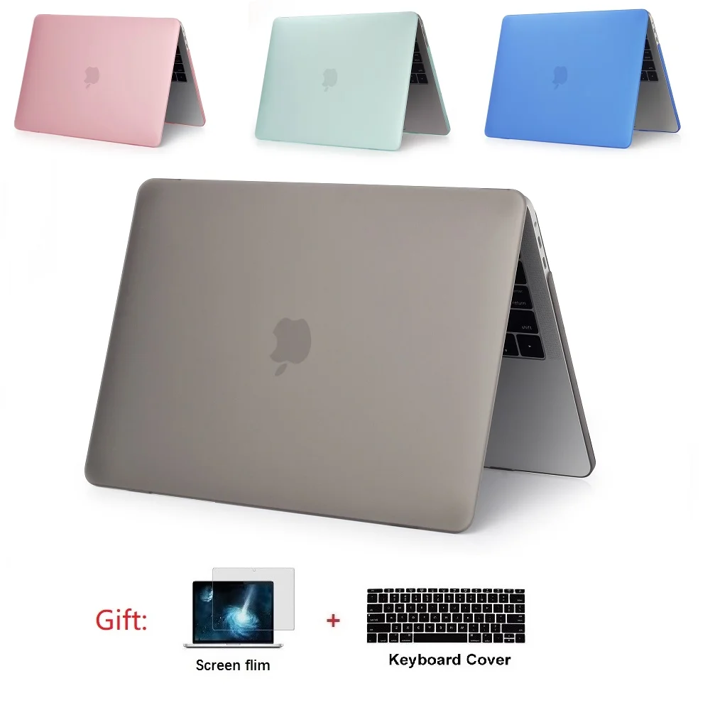 Матовый Жесткий чехол для ноутбука Apple MacBook Air 11 13 Pro Retina 12 15 с/без сенсорной панели