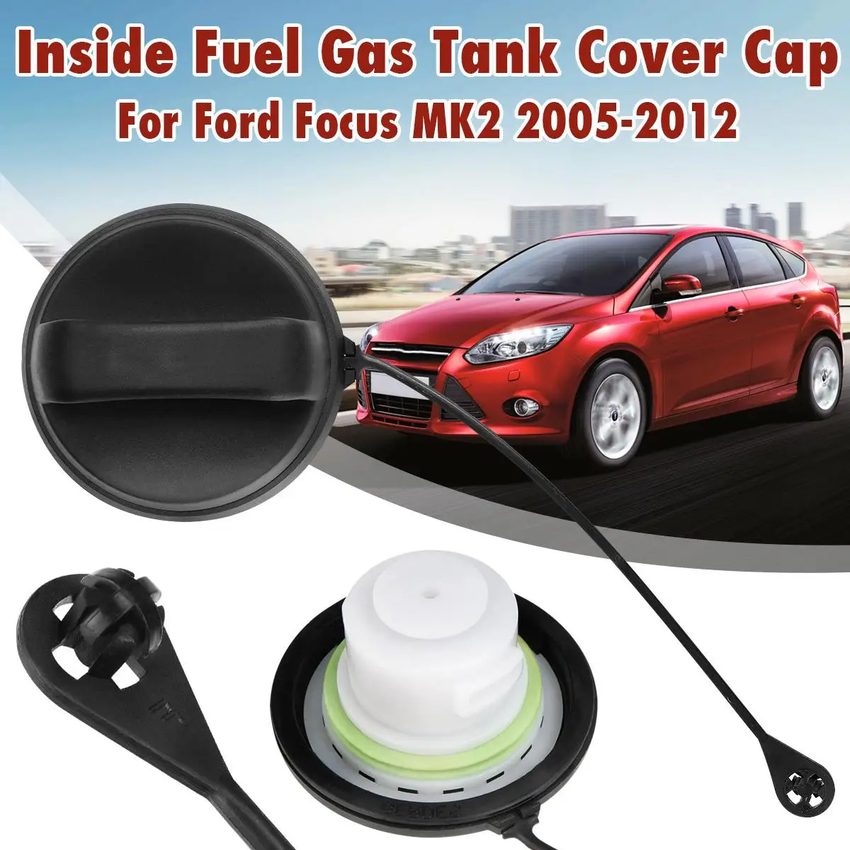 Новая крышка для топливного бака, подходит для Ford Focus MK2 2005-2008 2009 2010 2011 2012 пластик и Резина крышка масляного бака