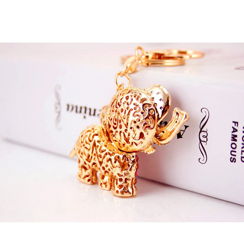 Pro acme Благоприятный слон брелки горный хрусталь кристалл сумка кулон Брелоки