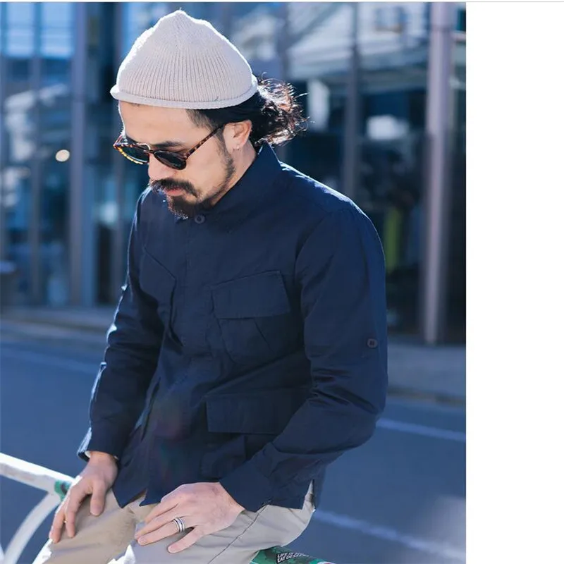 Винтажный Японский стиль новинка 2021 весна осень модные ретро куртки мужская