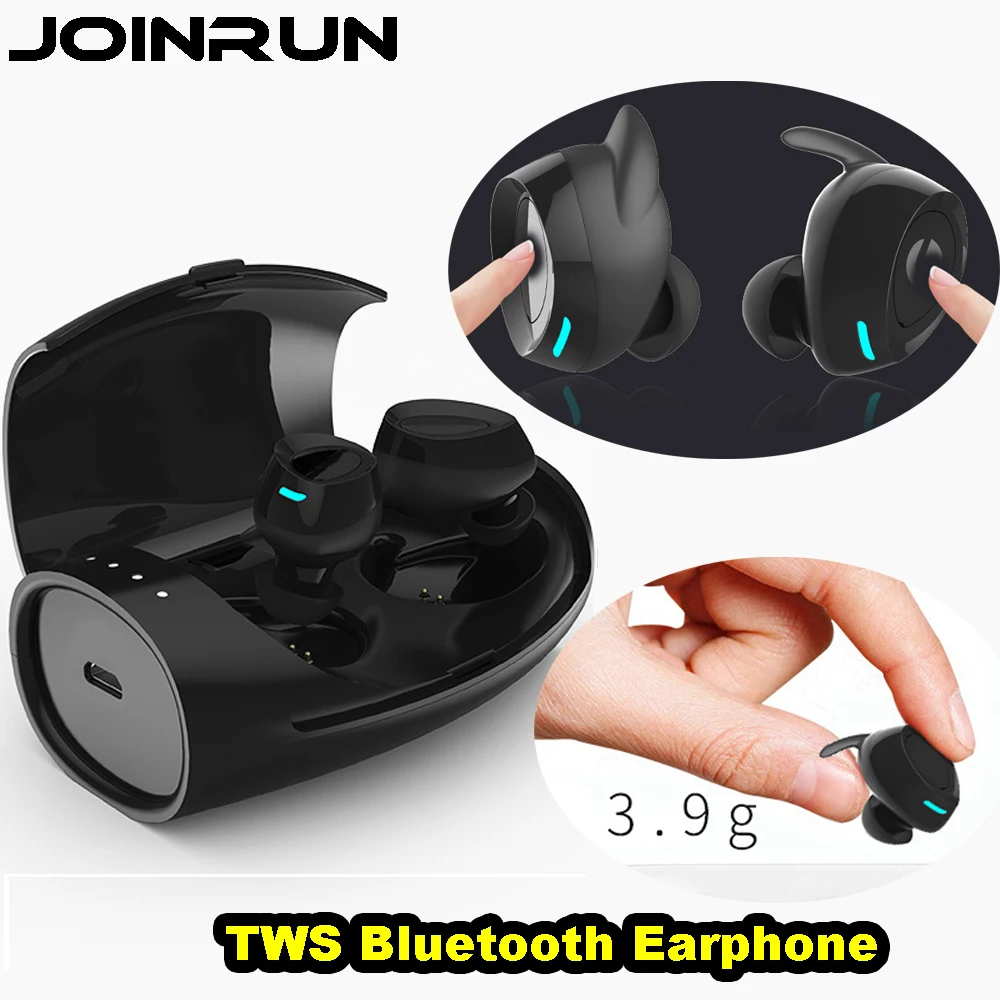 Наушники Joinrun TWS Bluetooth V4.2 гарнитура двойные Беспроводные спортивные наушники для