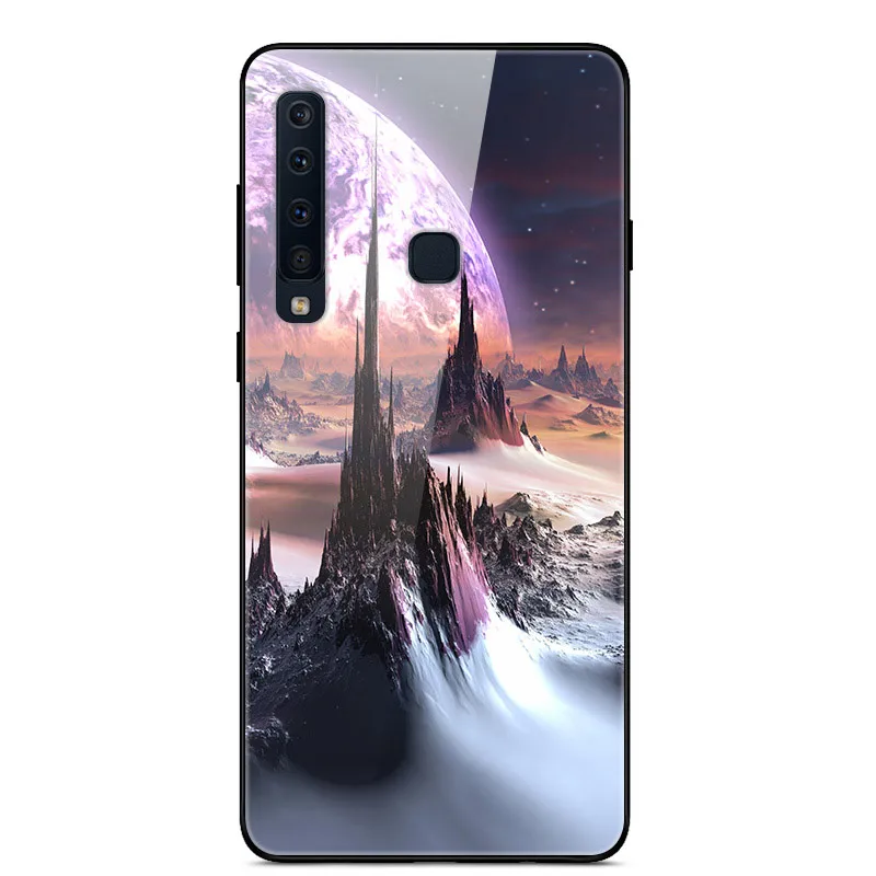 8 A9 2018 6,3 ''для samsung A9 чехол стекло жесткие телефонные чехлы для samsung Galaxy A9 чехол A 9 9A A9S A920 покрытие из закаленного мягкого бампера - Цвет: 8 A9 2018