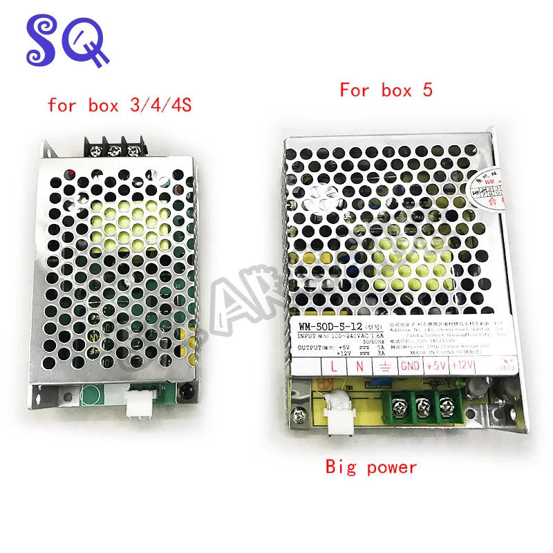 110 V/220 V 5V 2A 12V 3A блок питания аркадная игра машина импульсный источник питания светодиодного табло для ящик Пандоры 5