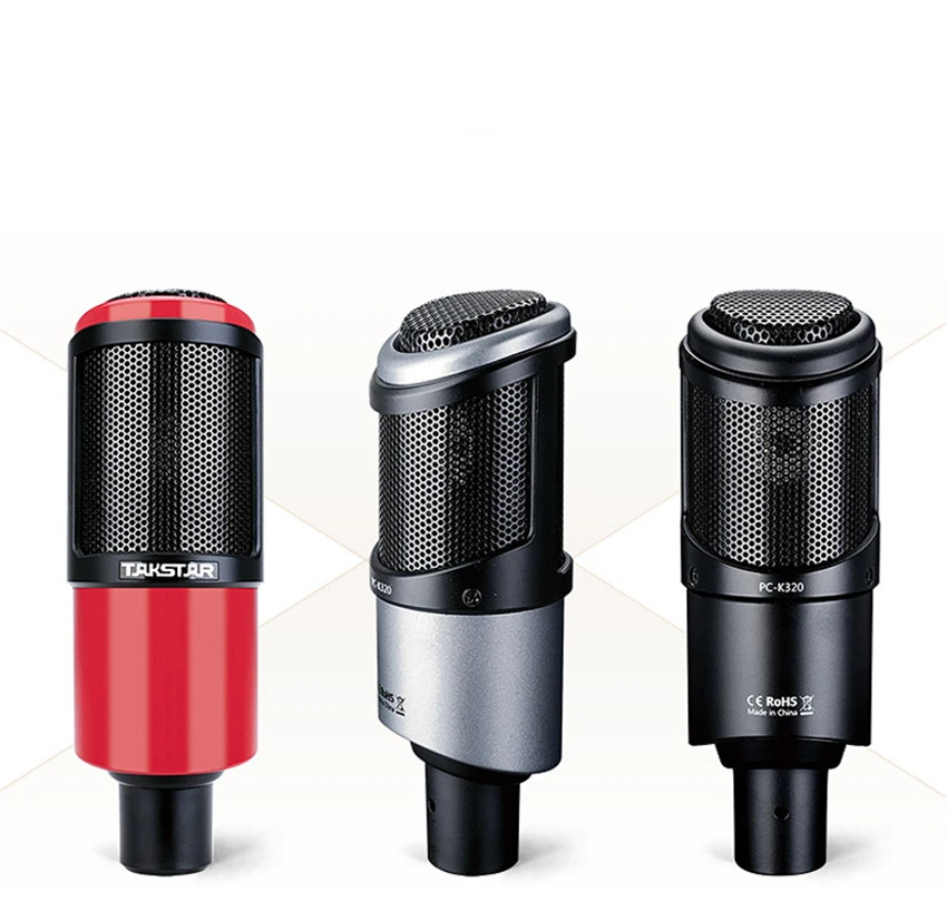 Takstar PC-K320 микрофон со значком upod Nano Звуковая карта для профессионального вещания, записи ПК, записи инструмента