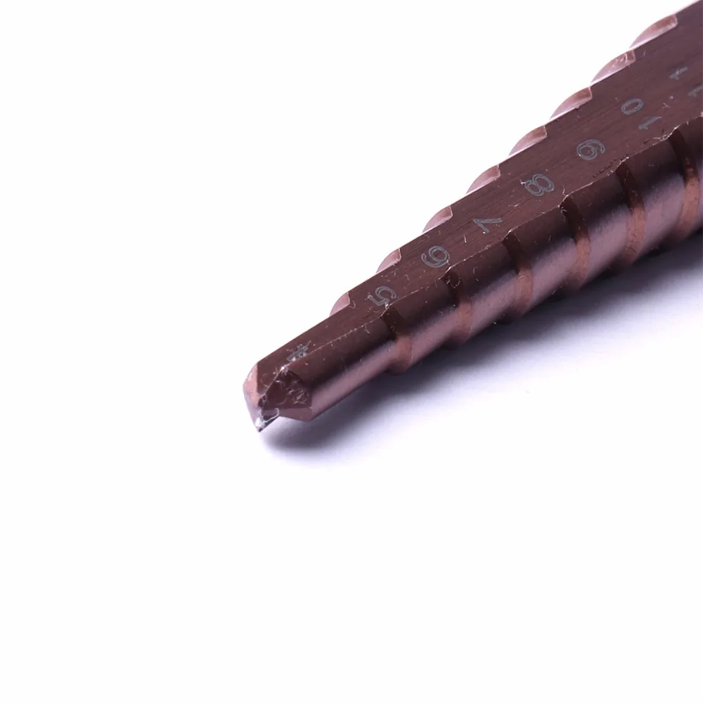 1 шт. HSS Co M35 4 12 мм прямой слот шестигранная ручка ступенчатое сверло прямое
