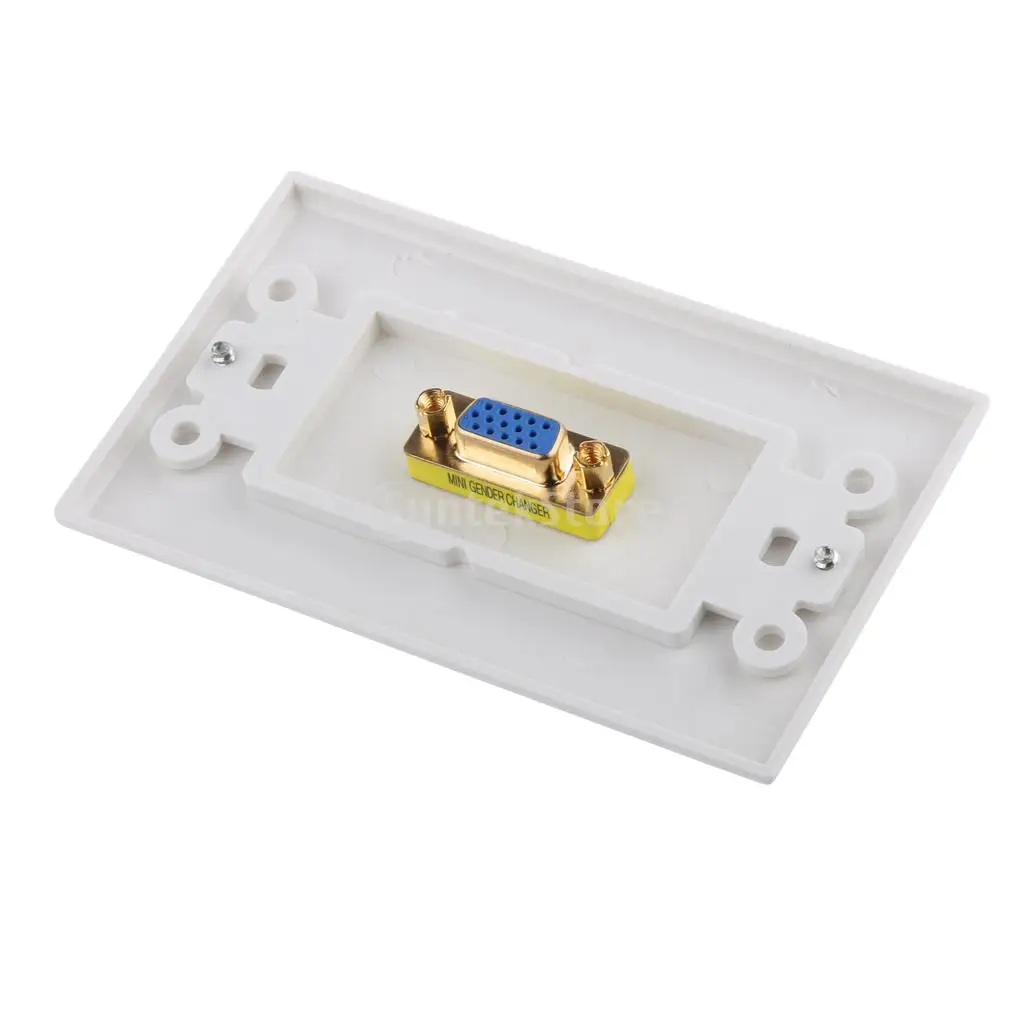 VGA HDMI настенная передняя панель с Fly Lead удлинитель Мама-мама 15Pin белый |