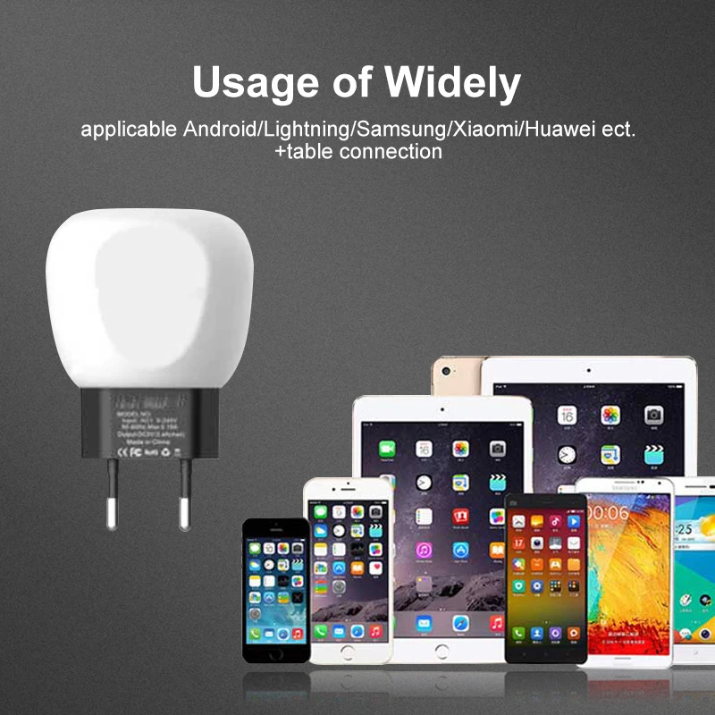 Зарядное устройство VOXLINK usb со светодиодным сенсорным управлением умное зарядное