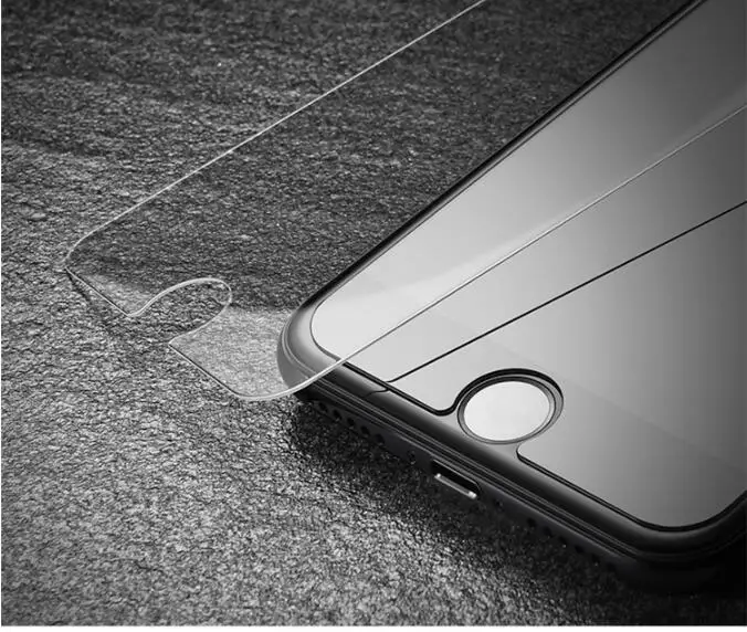 3 упак./лот ультра-тонкий протектор экрана из закаленного стекла для iphone 8, 7, 6, 6S Plus протектор экрана из закаленного стекла Защитная пленка для iphone x 5 5S se 4 4S