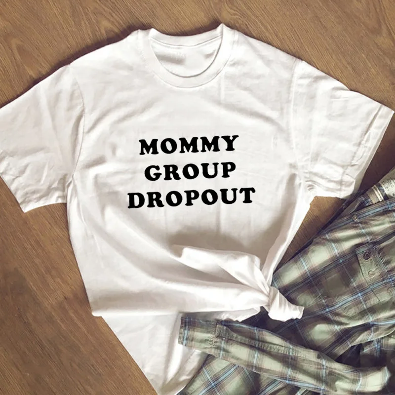 Футболка с надписью Mommy Group легкая футболка унисекс графическим принтом забавная