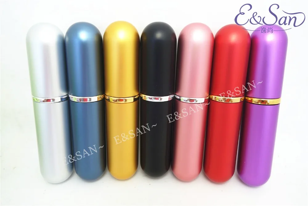 

L59-6ML круглые алюминиевые двойные стеклянные флаконы для духов, тюбик для губной помады, косметические тюбики 100 шт./лот