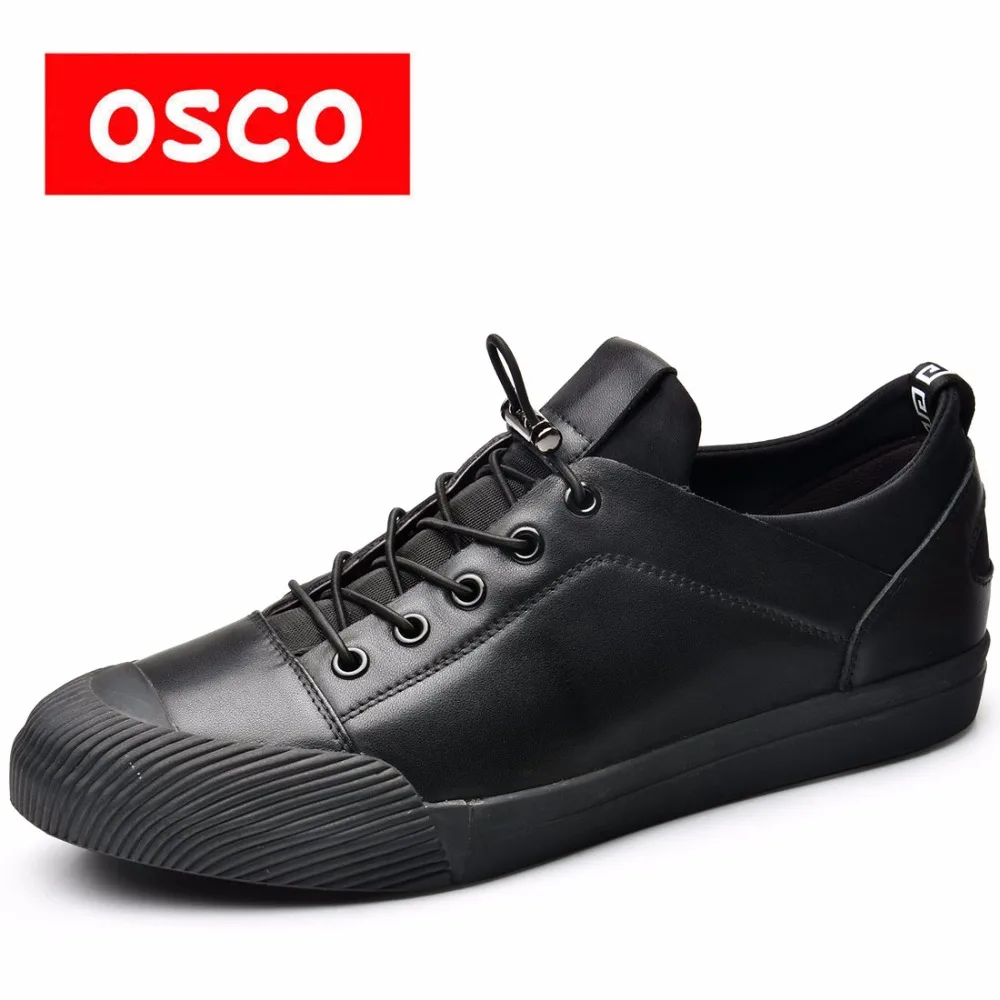 OSCO/Заводская прямая Всесезонная Новая мужская обувь из коровьей кожи модные