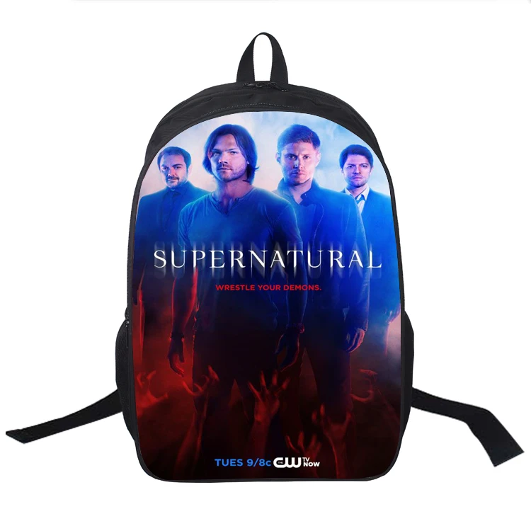 Высококачественный рюкзак Supernatural для детей, сумки для мальчиков и девочек, модный подарок-сюрприз, рюкзак для подростков, школьный рюкзак