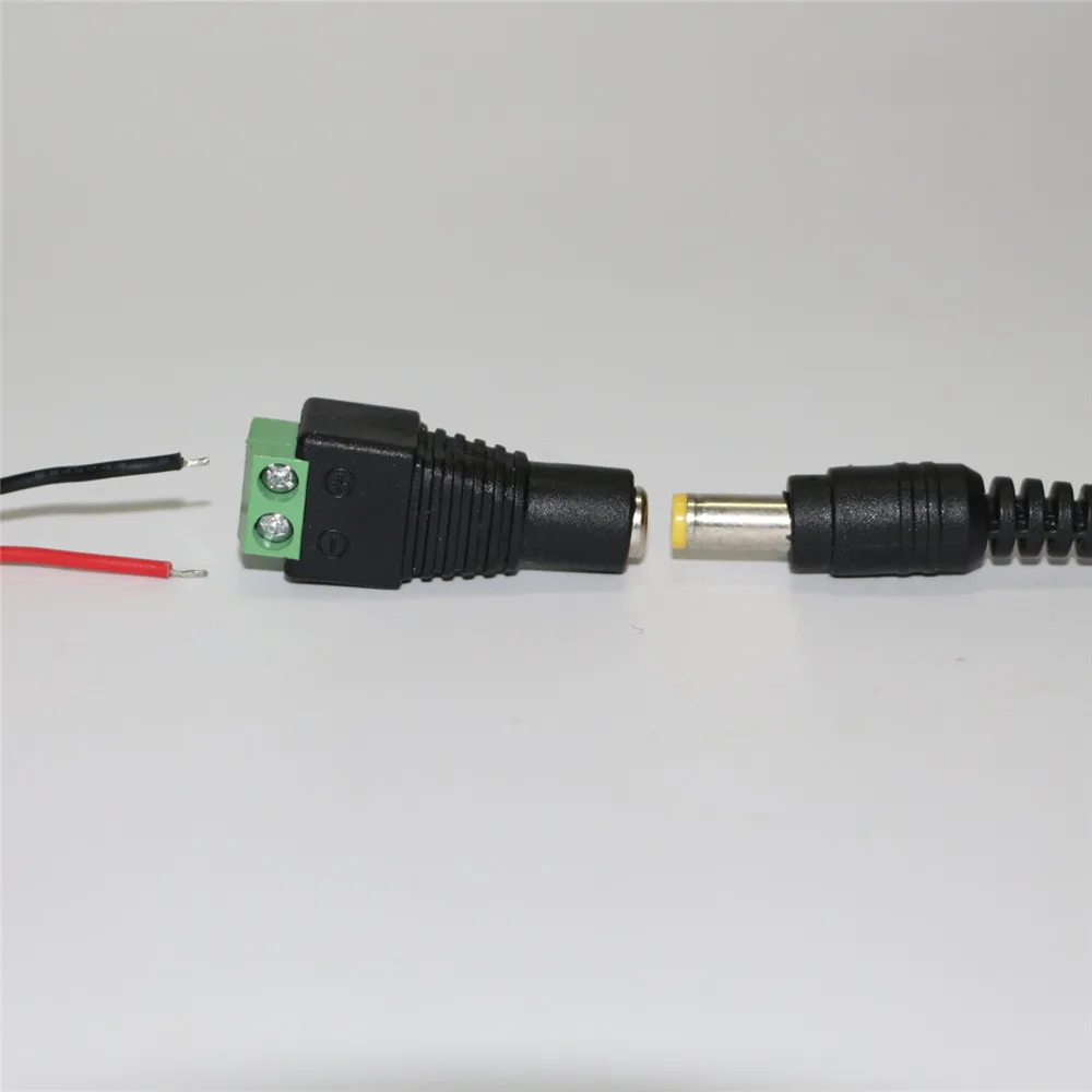 Женский адаптер питания коннектор со светодиодным разъемом для одноцветной 5050
