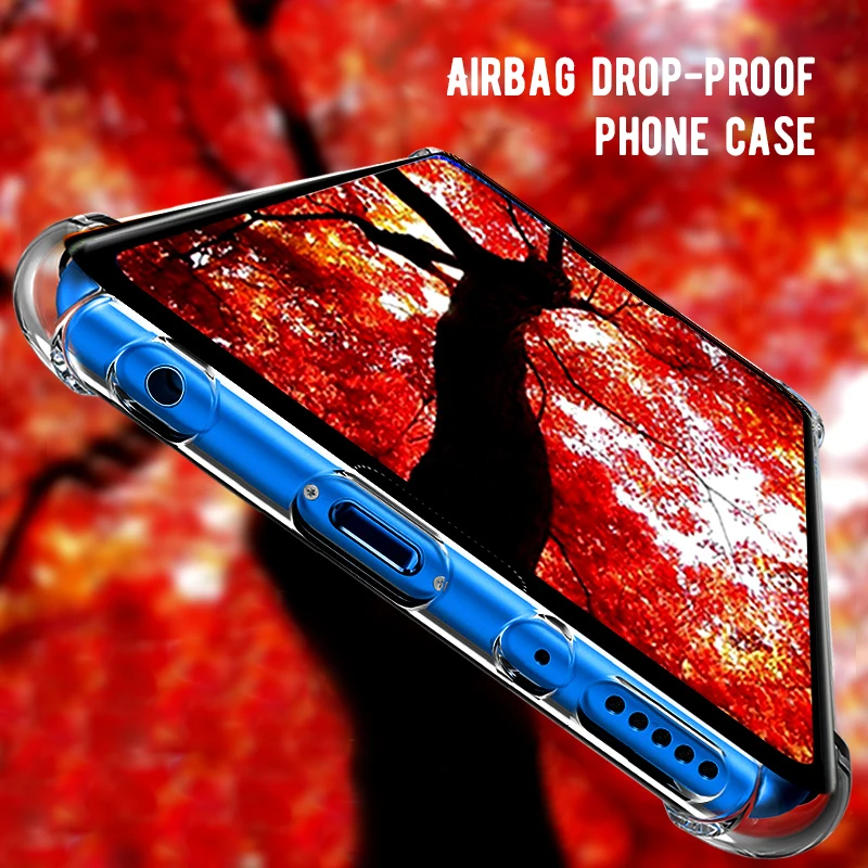 Чехол для huawei P20 P30 Pro Lite Y6 Y7 2019 P Smart антидетонационный TPU прозрачный чехол телефона