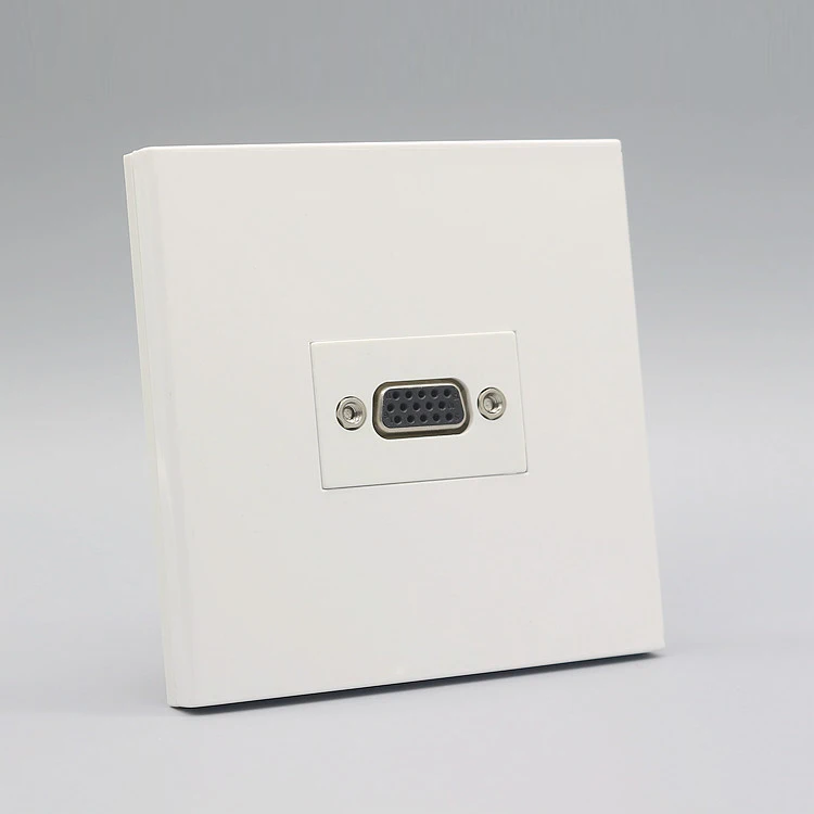 Слот для розетки VGA 15 контактов 86x86 мм|vga outlet|outlet covervga socket outlet |
