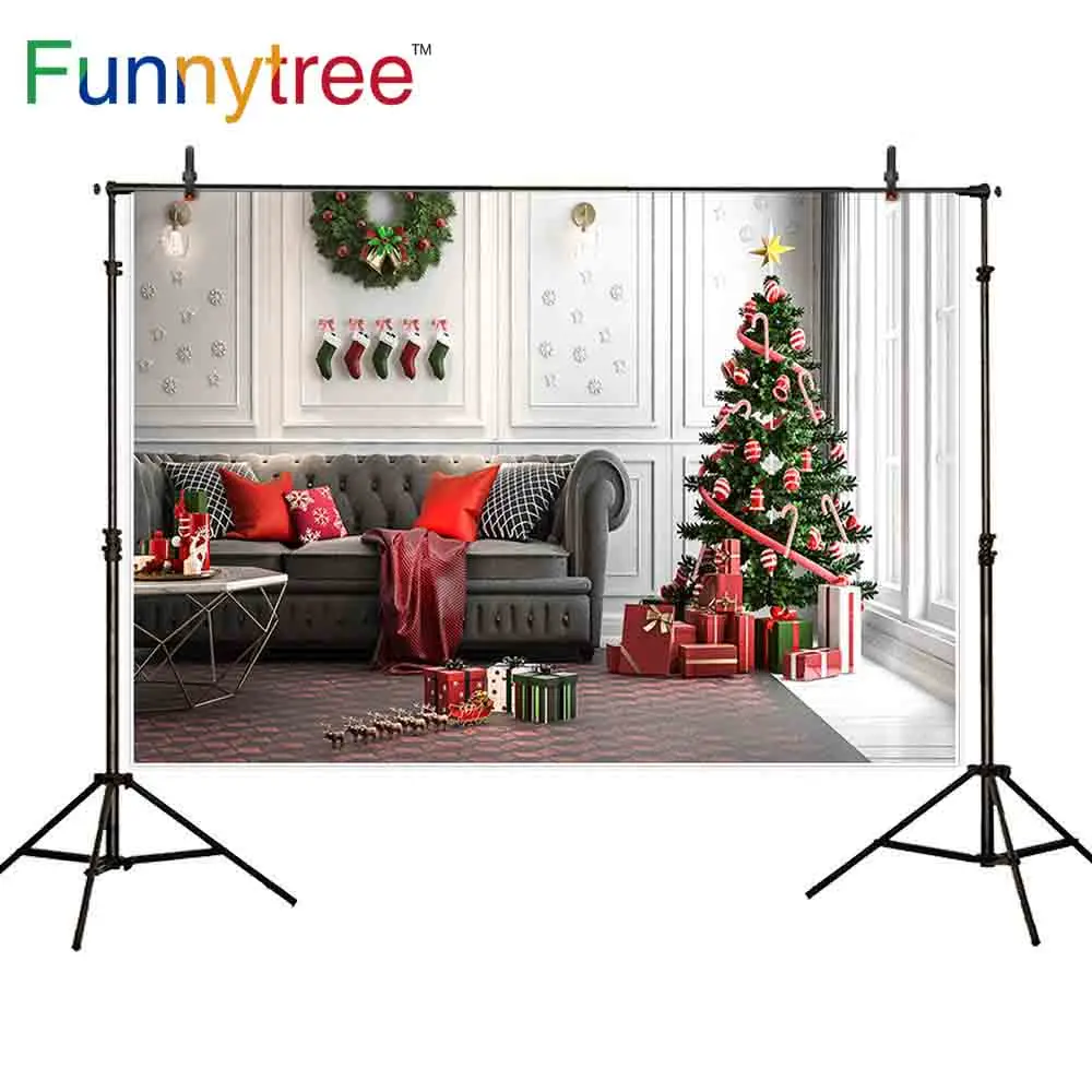 Фотофон Funnytree роскошная мебель для украшения рождественской елки домашний