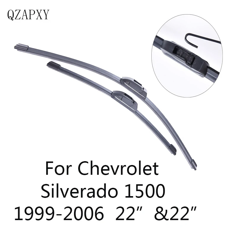 Щетки стеклоочистителя QZAPXY для Chevrolet Silverado 1500 22 и дюйма 1999 2000 2001 2006 автомобильные
