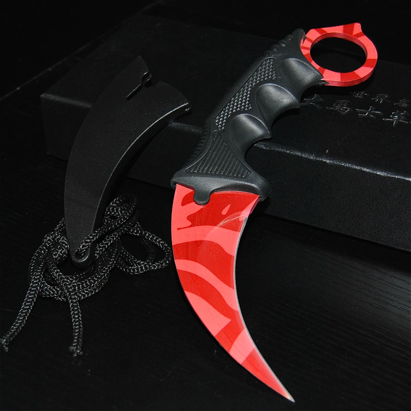 CS GO бабочка в ноже Karambit складной нож тренировочный нож подарок balisong Практичный Нож не заточенный металл