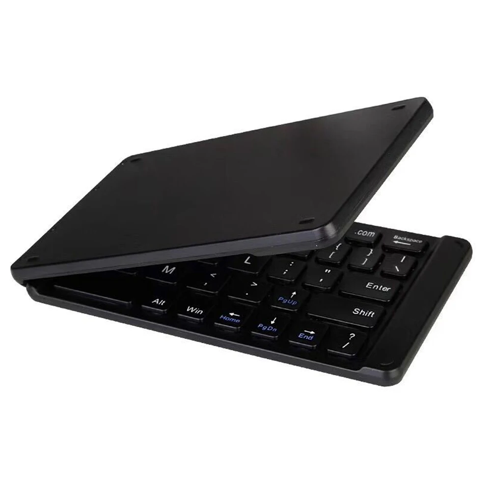 Портативная двойная Складная Bluetooth клавиатура BT беспроводная сенсорная панель