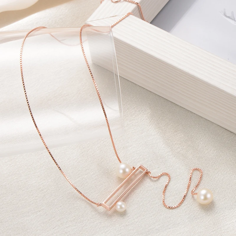 GNpearl городские светильники тройной природный белый пресноводный жемчуг подвеска