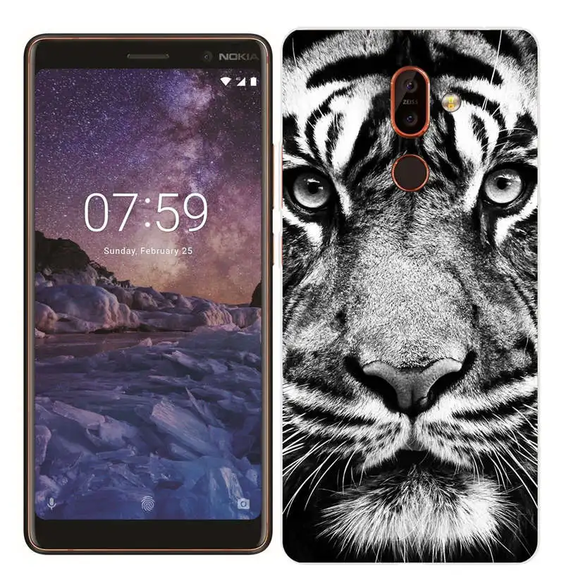 Arvin Case for Nokia 7 Plus Silicon Cover For 2.1 3.1 5.1 6.1 Transparent Fundas X6 Soft TPU 3 5 6 8 Bag |