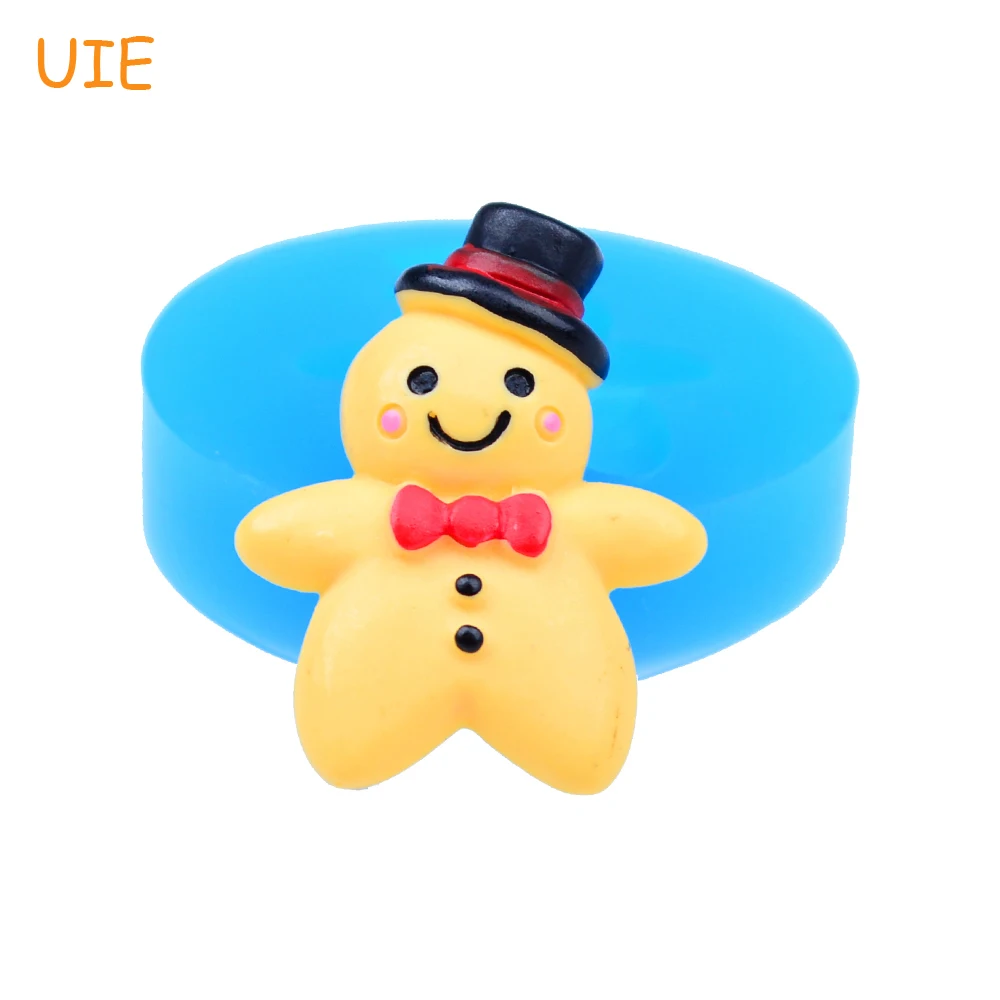 QYL106U 28 1 мм рождественские пряники с шапкой силиконовые формы-для Sugarcraft помадки