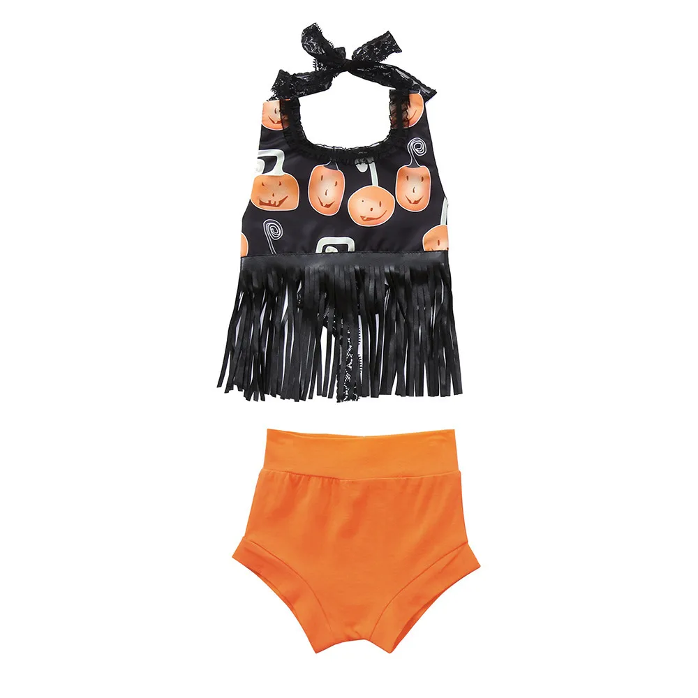 Комплект модной одежды детская одежда для маленьких девочек с открытой спиной и