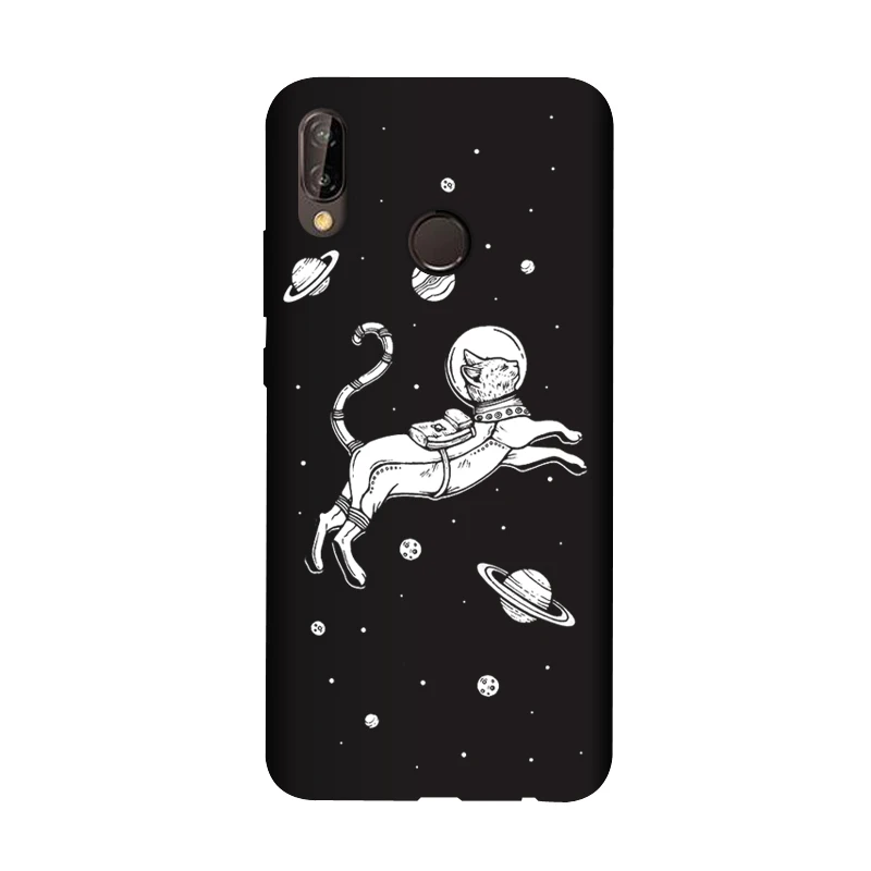 Силиконовый чехол QAQsam 5 84 дюйма для Huawei P20 lite матовый телефона с рисунком Nova 3e ANE LX1