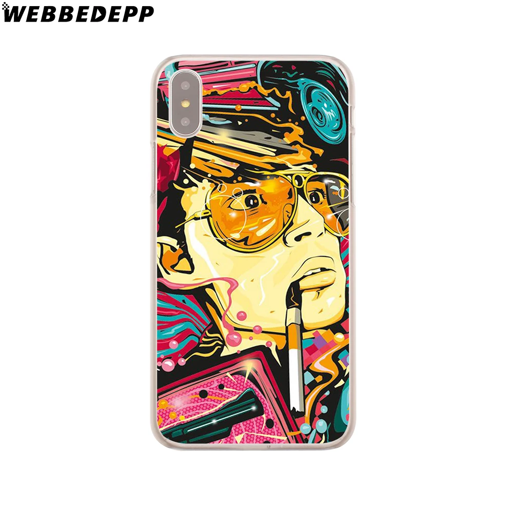 Жесткий чехол для телефона WEBBEDEPP Fear and Loathing в Лас-Вегасе для iPhone 4 4S 5C 5 5S SE 6 6S 7 8 Plus X XR XS 11 Pro Max