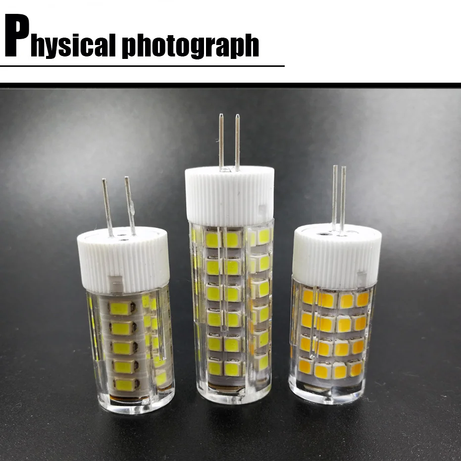 В продаже G4 Светодиодный светильник 220V SMD2835 4W 5W 7W лампа керамическая Светодиодная лампа Замена 30W 40W 60W галогенный светильник для люстры