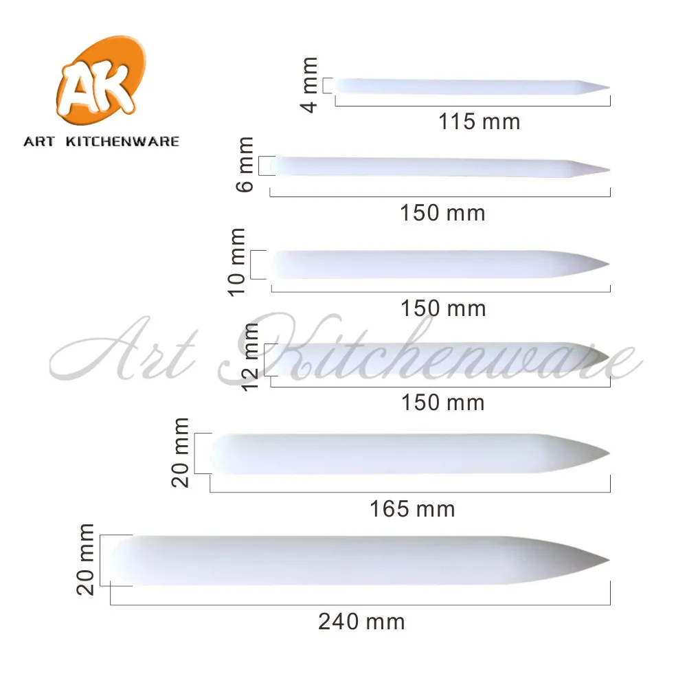 6 шт. палочки для фриллинга набор инструментов моделирования пищевая ручка