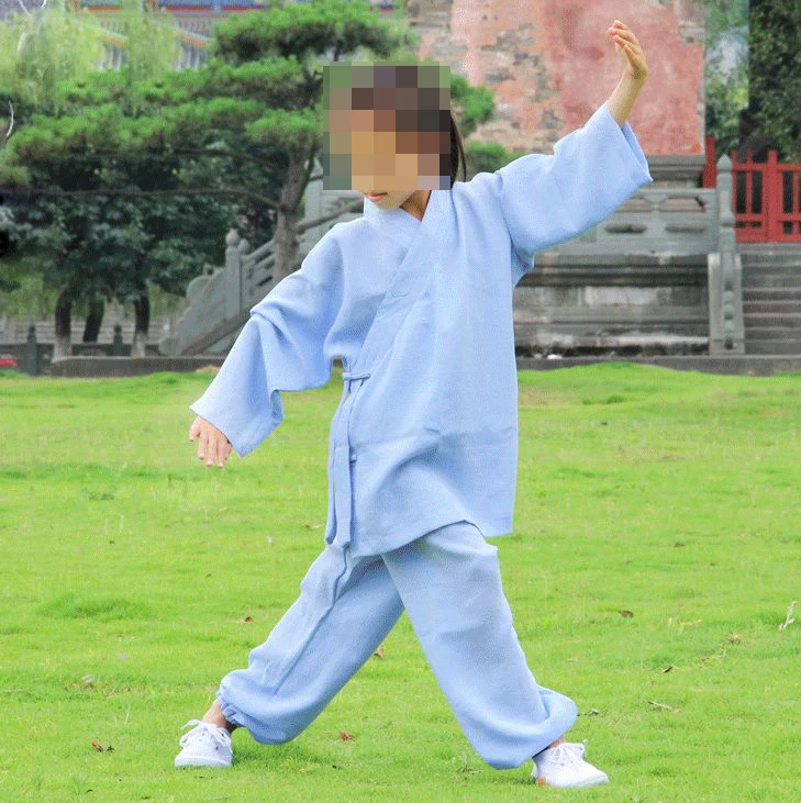 Унисекс Высококачественная льняная одежда Wudang для боевых искусств костюм монахи