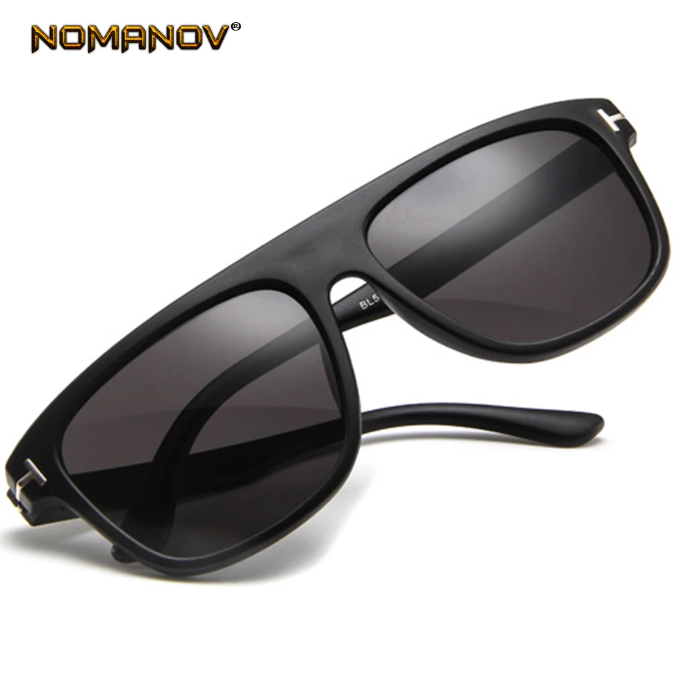2019 классические модные мужские солнцезащитные очки в большой оправе