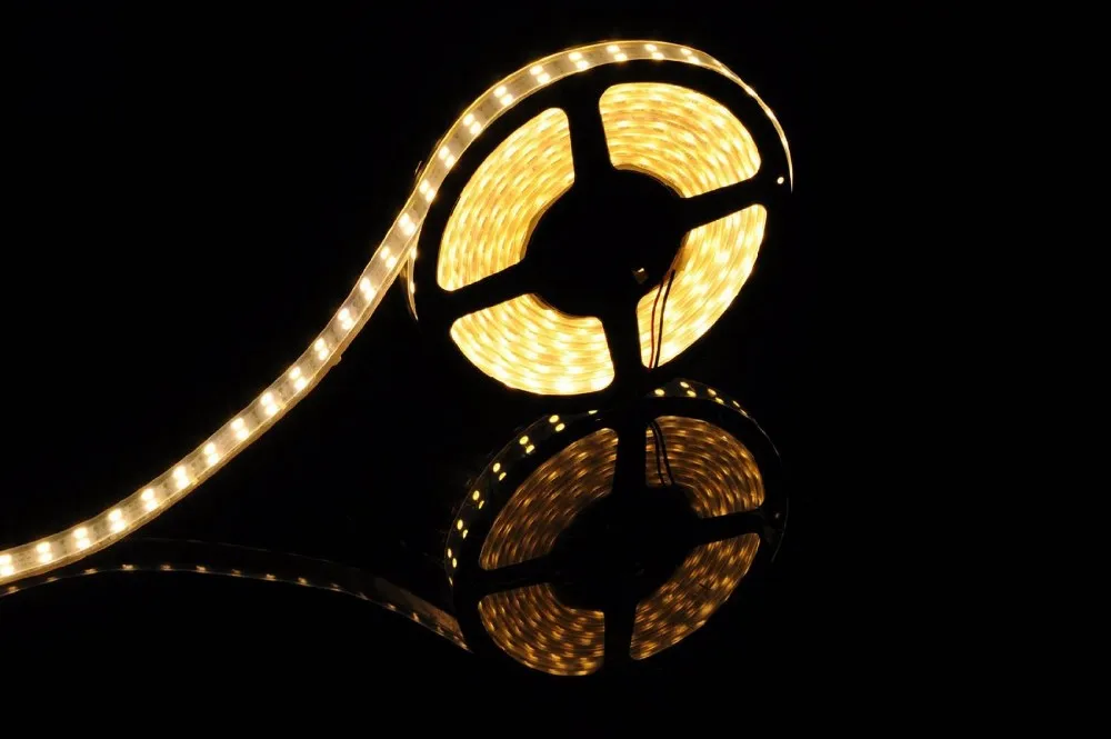 12 В постоянного тока 5050 светодиодов/м белый теплый RGB водонепроницаемый IP67 не 5 м