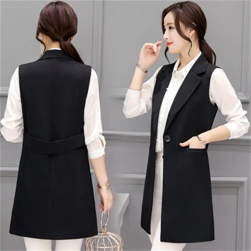 Новинка 2019 года весна-осень тонкий жилет без рукавов куртка на весну и осень