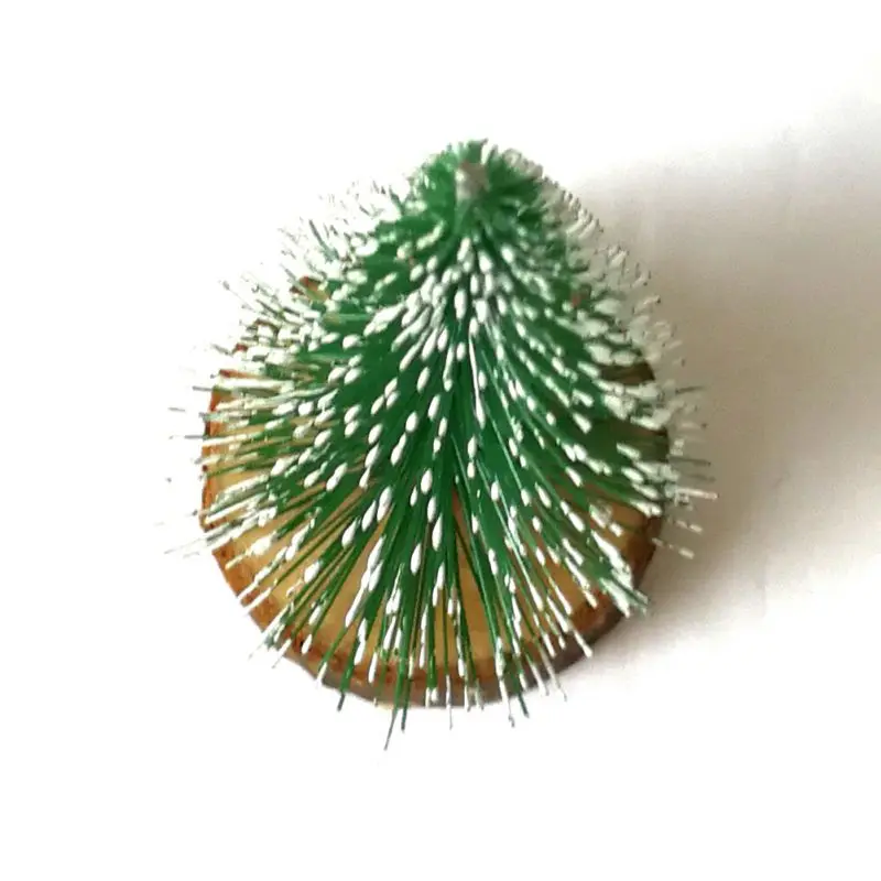Christmas Tree Decor Ornaments Desktop DIY with Wooden Base Party Home 3Pcs H1 | Дом и сад