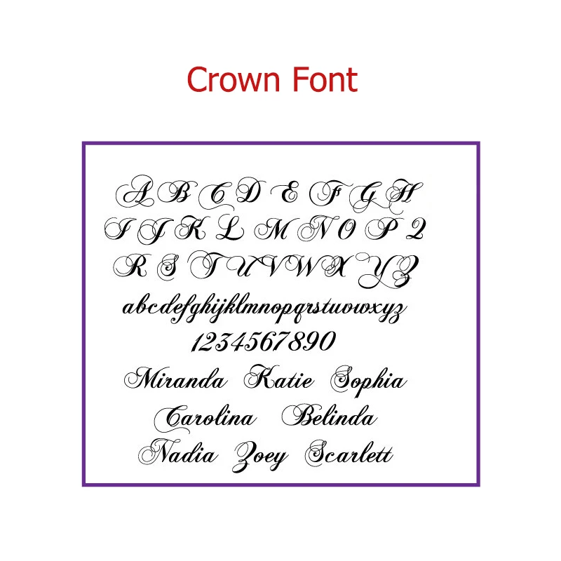 Великолепные сказочные нержавеющая сталь Розовое золото Цвет Любой Cursive Корона Ручной Работы имя цепочки и ожерелья Индивидуальные Имя