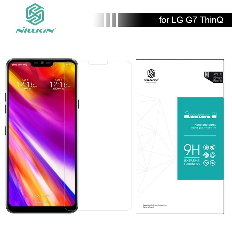 Nilkin для LG G7 ThinQ glass Nillkin 9H Amazing 0,33 мм ультратонкая защитная пленка из закаленного стекла для LG G7 ThinQ glass Flim