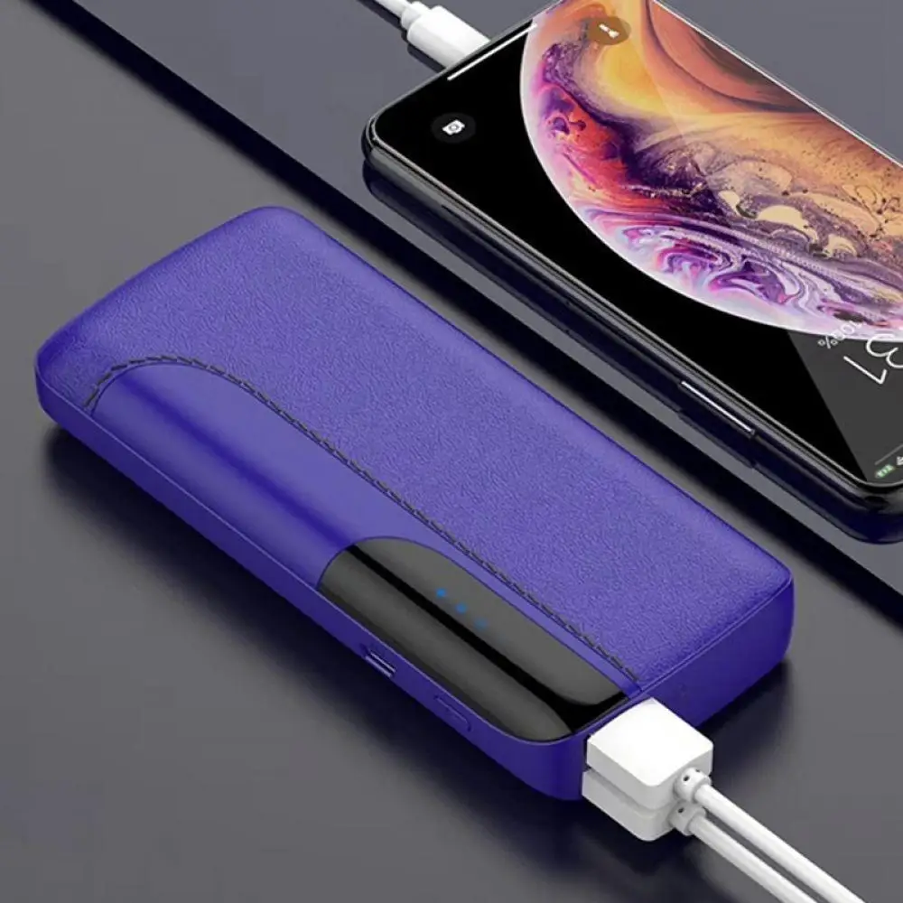 30000mAh Портативный внешний аккумулятор двойной USB светодиодный фонарик Мобильный