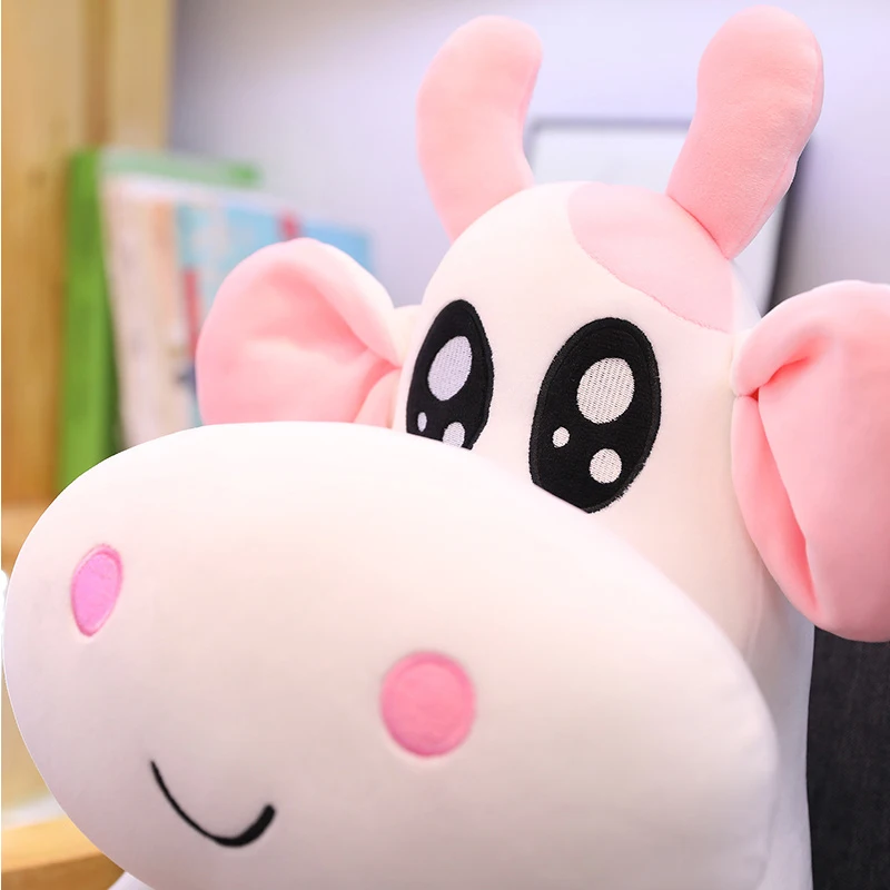 30-95 см Kawaii животные игрушки детские молочная корова милые Мультяшные набитые